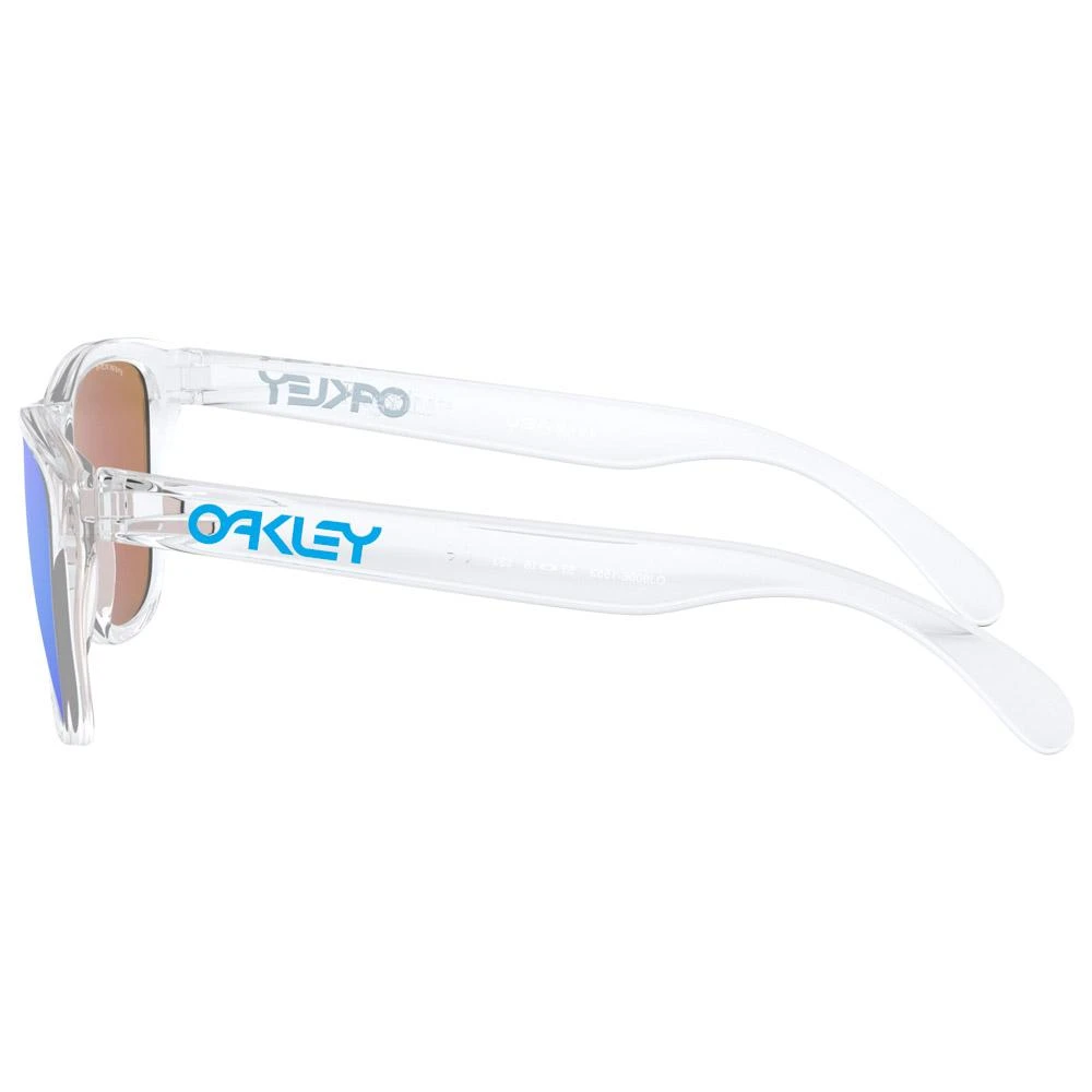 Lunettes De Soleil Oakley Frogskins Xs Polished Clear Prizm Sapphire 5 Lunettes De Soleil Oakley Frogskins Xs Polished Clear Prizm Sapphire – Image 3