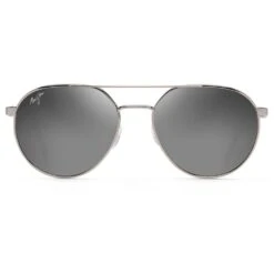 Lunettes De Soleil Maui Jim Waterfront Gris Métal Dual Mirror Argent Noir Minéral SuperThin -Lunettes De Soleil 3adcecf85639acf4208f56b93e89ea84fba6f7a2 E22MAUILUN215140 MAUI0618597 4