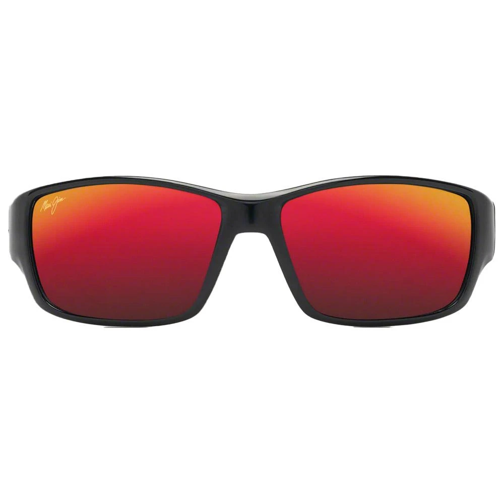 Lunettes De Soleil Maui Jim Local Kine Shiny Black With Grey And Maroon Hawaii Lava 5 Lunettes De Soleil Maui Jim Local Kine Shiny Black With Grey And Maroon Hawaii Lava – Image 3
