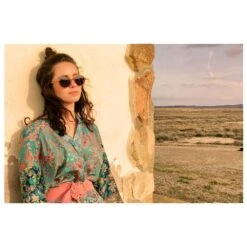 Lunettes De Soleil Moken Vision Lyndon Mustard Blue Cat.3 Polarized -Lunettes De Soleil 63b25a9c986f132583e8cede6afef3ffa62c8a41 E23MOKELUN352357 MOKE0214238 903