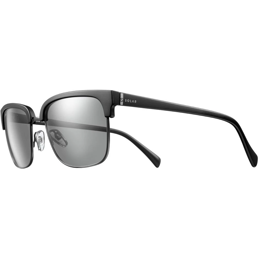 Lunettes De Soleil Solar Malcom Noir Gun Fumé Cat. 3 Polarized Flash Argent 3 Lunettes De Soleil Solar Malcom Noir Gun Fumé Cat. 3 Polarized Flash Argent