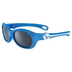 Cébé Lunettes De Soleil Cebe S'mile Matt Blue White Zone Blue Light Grey Cat.3