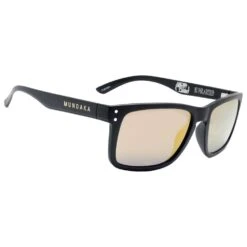 Lunettes De Soleil Mundaka Optic Pozz' Mat Black Smoke Ic Polarized Gold Revo