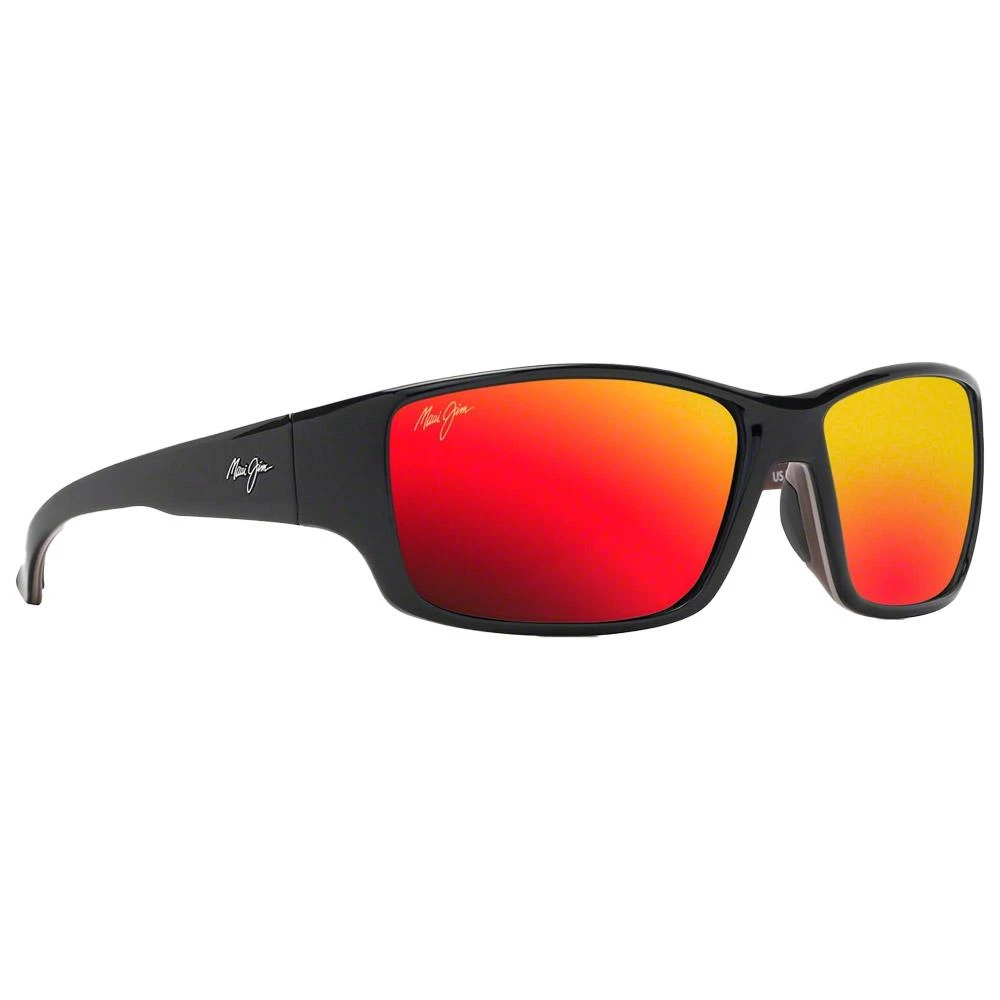 Lunettes De Soleil Maui Jim Local Kine Shiny Black With Grey And Maroon Hawaii Lava 3 Lunettes De Soleil Maui Jim Local Kine Shiny Black With Grey And Maroon Hawaii Lava