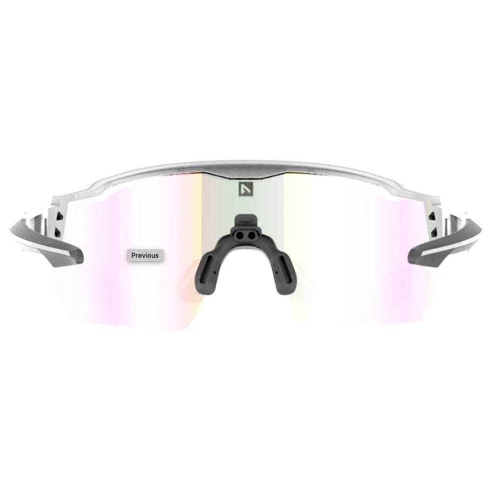 Lunettes De Soleil AZR Aspin Rx Vernie Blanc Rose Photochromic 5 Lunettes De Soleil AZR Aspin Rx Vernie Blanc Rose Photochromic – Image 3